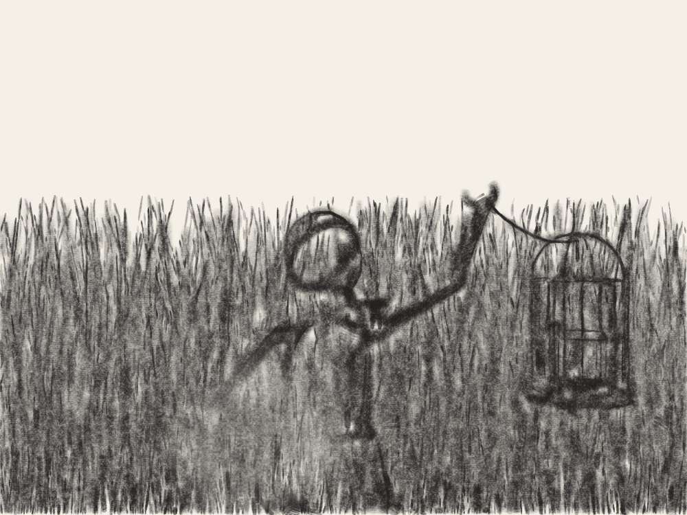 Grass re-laid over the ghost (Hands, 161 strokes). Sent to ChatGPT.