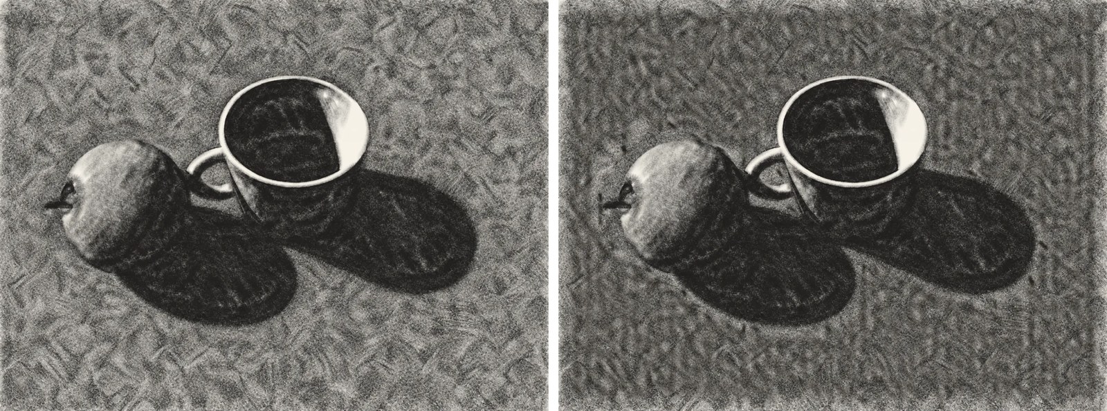The ChatGPT return (left) and the held image (right).