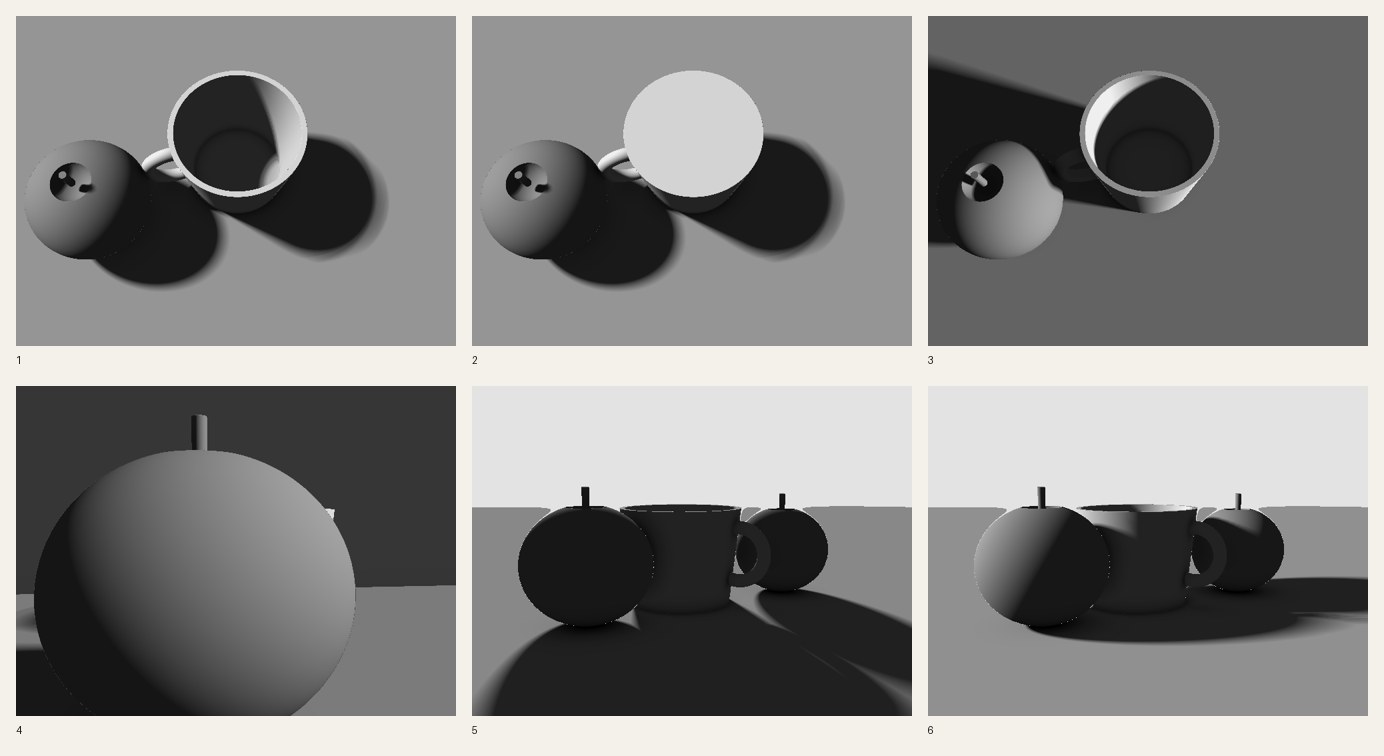 The value studies they were drawn from.