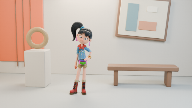 Color counterweight scene render