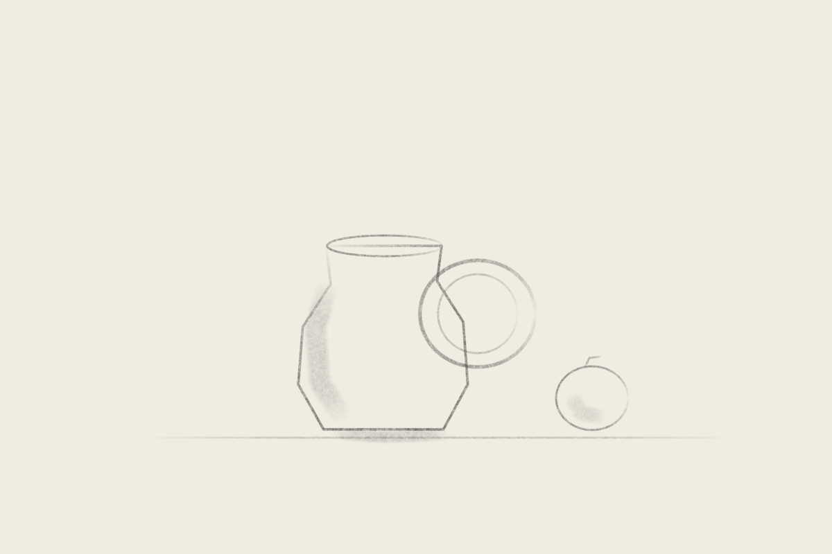 Still life / assembly and contact: Widen vessel, native schematic construction